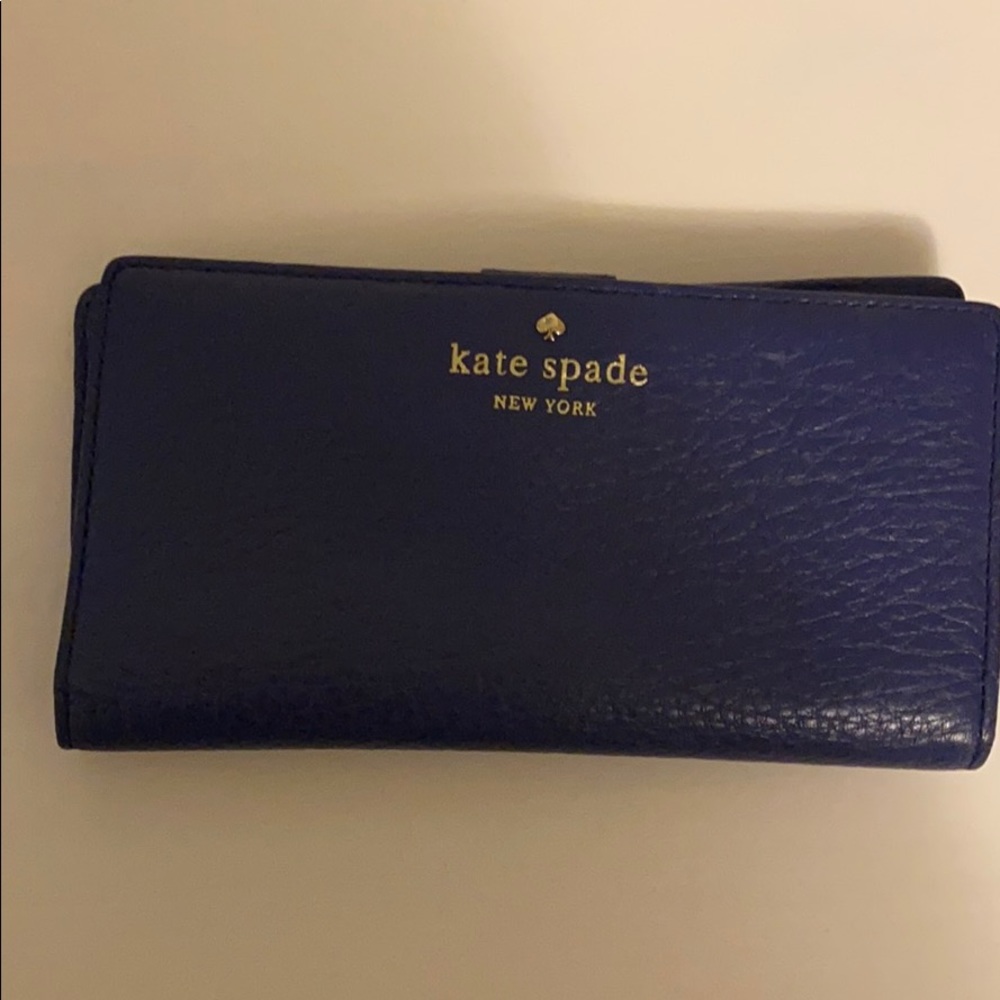 Kate spade blue wallet like new